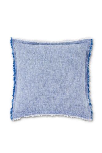 Coincasa διακοσμητικό λινό μαξιλάρι 45 x 45 cm - 007357848 Μπλε Ανοιχτό